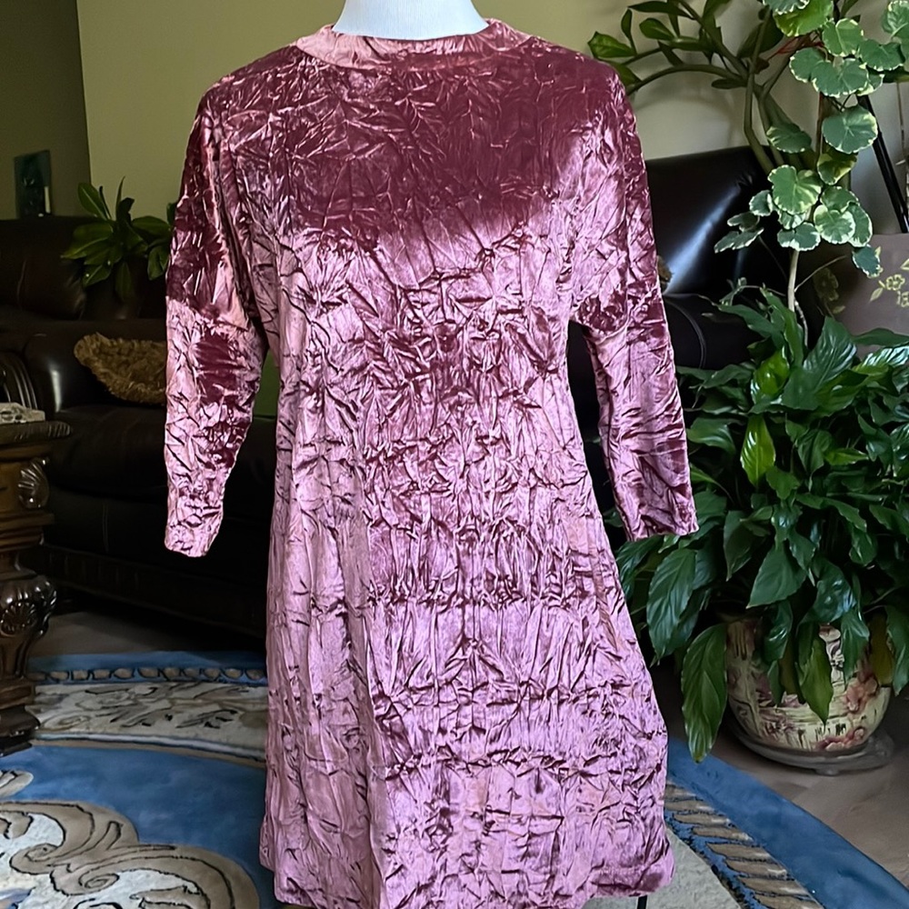 Zara velvet dress